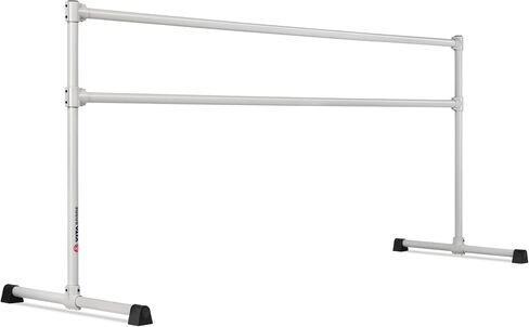 VITA Barre Portable Freestanding Double Ballet Barre, Extreme, Steel | Fixed Height, Made in USA, Home or Gym Exercise Equipment for Kids & Adults | Dance, Fitness, Pilates in Kuwait