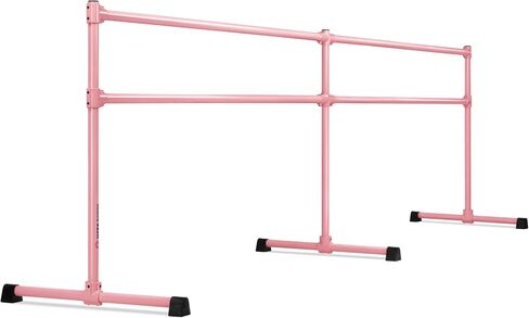 VITA Barre Portable Freestanding Double Ballet Barre, Extreme, Steel | Fixed Height, Made in USA, Home or Gym Exercise Equipment for Kids & Adults | Dance, Fitness, Pilates in Kuwait