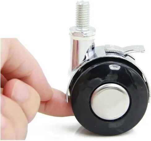 4 عبوات Universal Universal Universal Wheel 1.5 بوصة سبيكة صامتة سبيكة القهوة بكرة الكمبيوتر بكرة الكمبيوتر M8 in Kuwait