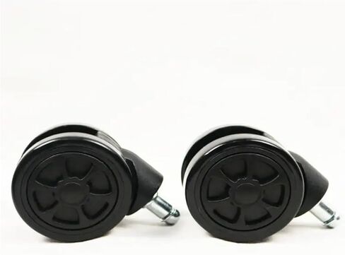 عجلات مكاتب الأثاث 60 مم عجلات كبيرة ملونة على غرار عجلة السيارة (الأزرق) in Kuwait