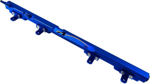 1Pcs Billet Aluminum Fuel Rail Compatible with 1997-2001 Jeep Wrangler/TJ/Cherokee & 1995-2004 Jeep Grand Cherokee 4.0L L6 Gas 96 97 98 99 00 01 02 03 04 (Silver) in Kuwait