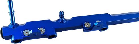 1Pcs Billet Aluminum Fuel Rail Compatible with 1997-2001 Jeep Wrangler/TJ/Cherokee & 1995-2004 Jeep Grand Cherokee 4.0L L6 Gas 96 97 98 99 00 01 02 03 04 (Silver) in Kuwait