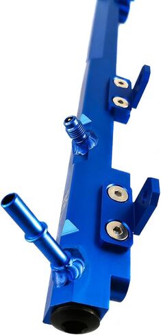 1Pcs Billet Aluminum Fuel Rail Compatible with 1997-2001 Jeep Wrangler/TJ/Cherokee & 1995-2004 Jeep Grand Cherokee 4.0L L6 Gas 96 97 98 99 00 01 02 03 04 (Silver) in Kuwait