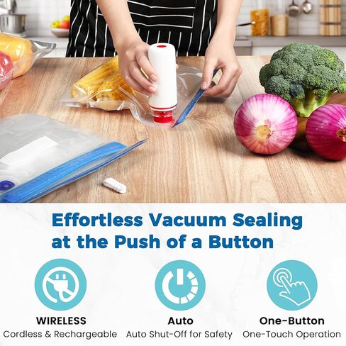 60 Pcs Reusable Vacuum Sealer Bags for Food, 3 Size BPA-Free Vacuum Storage Bags with Sealing Clips & Leak-Proof Design for Sous Vide Cooking, Freezer, Microwave Heating in Kuwait