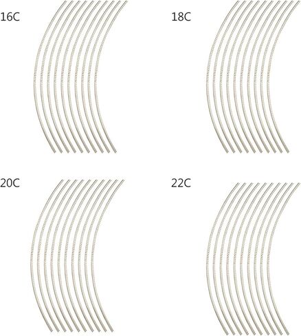 Fret Electric Guitar Fretwire,10 Units,1.6mm 1.8mm 2.0mm 2.2mm 2.4mm 2.7mm 2.9mm Optional in Kuwait