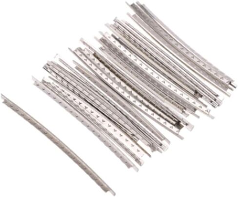 22/22 24pcs غيتار حنق الأسلاك مجموعة ألوان ثلج النيكل 22/24 FRET 2.2mm حنق للاستبدال بديل للجيتار in Saudi Arabia