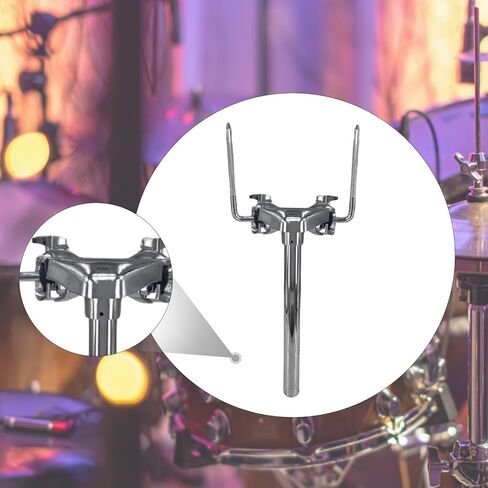 Dynwave Double Tom Holder Display Dispware Prums Accessory Double Tom Arm Clamp for Drummers Studio Concerts in Saudi Arabia