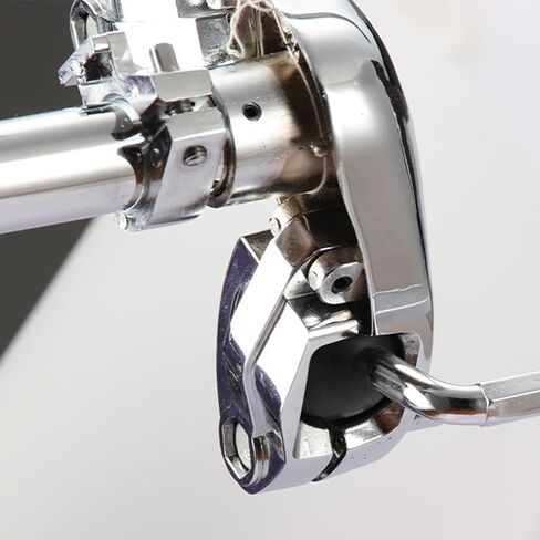 Dynwave Double Tom Holder Display Dispware Prums Accessory Double Tom Arm Clamp for Drummers Studio Concerts in Saudi Arabia