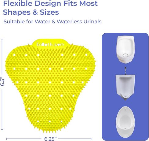 مزيل الروائح الكريال من شاشة البولية لحمام الرجال (36 عبوة) حارس رش معطر مع شعيرات طويلة ، شاشات مبولة مضادة للبقع مع رائحة دائمة - 12 محيط ، 12 ليمون ، 12 رائحة برتقالية in Kuwait