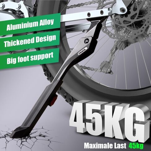 RBRL BIKE KICKSTAND ، 18 ملم تباعد الثقب حامل دراجة قابل للتعديل ، سبيكة الألومنيوم ، حامل للدراجات غير المنقولة ، قابلة للتعديل للدراجة الجبلية 24-29 بوصة ، دراجة الطريق ، الدراجة الإلكترونية in Kuwait