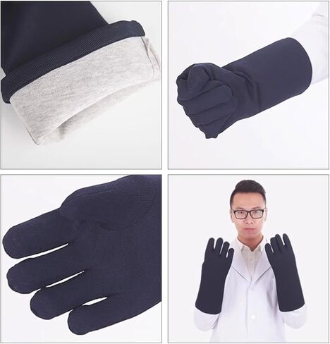 TIST Dental X-ray suits Blue Veterinary X-ray Protective Lead Gloves, X-ray Radiation Protective Lead Gloves Lightweight design(0.5mmpb) in Kuwait