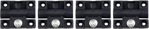 Set of 4 Adjustable Torque Plastic Hinges with Position Control for Home Buffe Replacement, Screw Fastening and Pre Drilled Holes for Durable Installation in Saudi Arabia