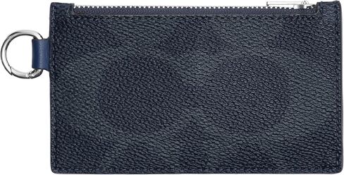 Coach Men's Zip Card CASE Accessory-Travel Wallet, Black in Saudi Arabia