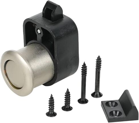 Drawer Cupboard Cabinet Door Lock RV Caravan Cabinet Motorhome Boat Push Latch Lock 1Pcs(XK252W2) in Kuwait