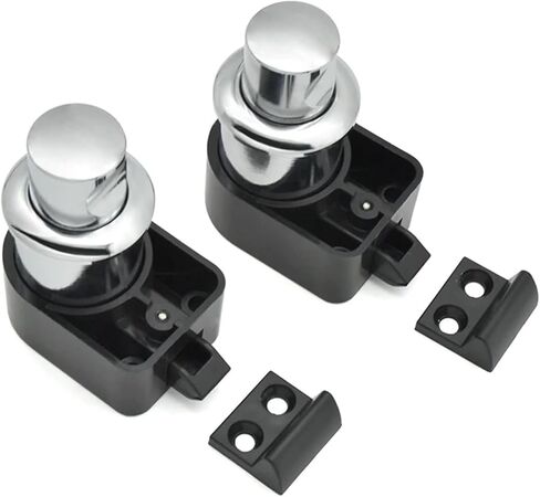 Drawer Cupboard Cabinet Door Lock RV Caravan Cabinet Motorhome Boat Push Latch Lock 1Pcs(XK252W2) in Kuwait