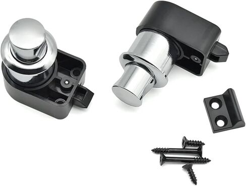 Drawer Cupboard Cabinet Door Lock RV Caravan Cabinet Motorhome Boat Push Latch Lock 1Pcs(XK252W2) in Kuwait