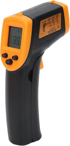 مقياس حرارة درجة الحرارة ، HW600 NONTEMERES LCD الأشعة تحت الحمراء درجة حرارة درجة حرارة درجة حرارة المسلح ، غير حرارة (أصفر) in Saudi Arabia