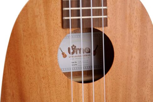 الحفل الأناناس القيثارة 23 بوصة UMA 03CP Mahogany Wood Beginner W/Aquila Strings وحقيبة أزعج in Saudi Arabia