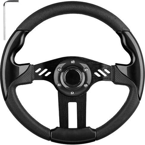 لعبة Golf Cart Ezgo Teenering Wheel ، Fit Ezgo Txt RXV ، Club Car DS Precedent Tempo ، Yamaha G2-G29 معظم عربة الجولف ، عجلة القيادة العالمية للجولف ، تصميم مريح ، PVC Material in Kuwait