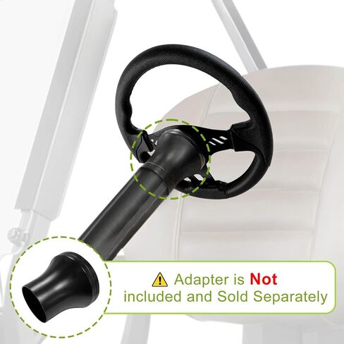 لعبة Golf Cart Ezgo Teenering Wheel ، Fit Ezgo Txt RXV ، Club Car DS Precedent Tempo ، Yamaha G2-G29 معظم عربة الجولف ، عجلة القيادة العالمية للجولف ، تصميم مريح ، PVC Material in Kuwait