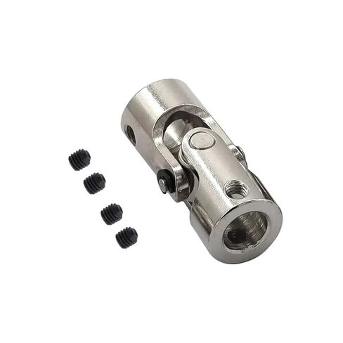 1PC Metal Cardan Joint Silver Motor Connector Multiple Size Universal Joint Coupling Gimbal for RC Car Boat(3-2.3) in Kuwait