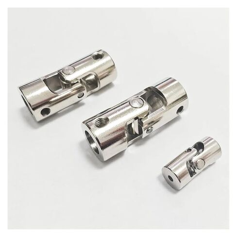1PC Metal Cardan Joint Silver Motor Connector Multiple Size Universal Joint Coupling Gimbal for RC Car Boat(3-2.3) in Kuwait