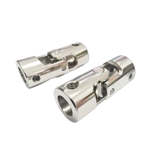 1PC Metal Cardan Joint Silver Motor Connector Universal Multiple Size Joint Coupling Gimbal for RC Car Boat(2.3-2.3) in Kuwait
