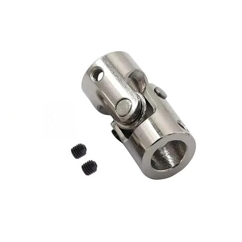 1PC Metal Cardan Joint Silver Motor Connector Universal Multiple Size Joint Coupling Gimbal for RC Car Boat(2.3-2.3) in Kuwait