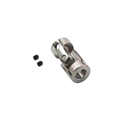 1PC Metal Cardan Joint Silver Motor Connector Universal Multiple Size Joint Coupling Gimbal for RC Car Boat(2.3-2.3) in Kuwait