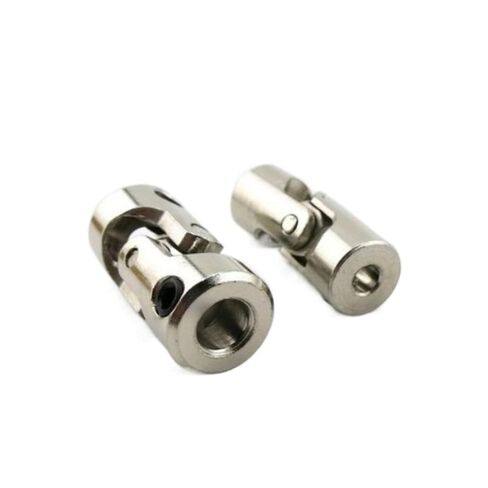 1PC Metal Cardan Joint Silver Motor Connector Universal Multiple Size Joint Coupling Gimbal for RC Car Boat(2.3-2.3) in Kuwait
