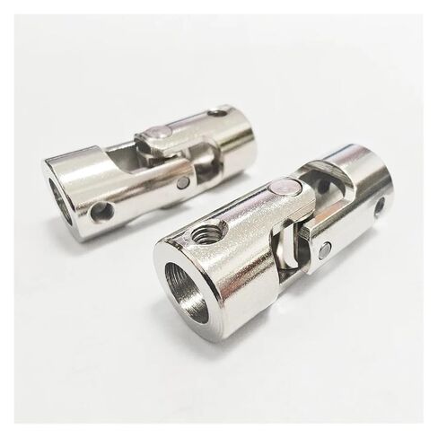 1PC Metal Cardan Joint Silver Motor Connector Universal Multiple Size Joint Coupling Gimbal for RC Car Boat(2.3-2.3) in Kuwait