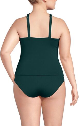 Lands 'End Women's Criss Cross Tankini Swimsuit Top in Saudi Arabia