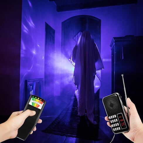 2pcs Ghost Hunting Equipment Kit Include 1 Pcs LED EMF Meter Magnetic Field Ghost Hunting and 1 Pcs Ghost Radio Ghost Hunting Device for Electromagnetic Paranormal Investigations in Kuwait