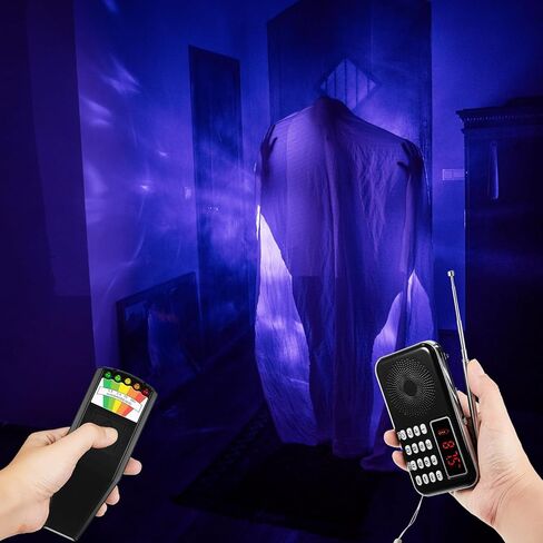 2pcs Ghost Hunting Equipment Kit Include 1 Pcs LED EMF Meter Magnetic Field Ghost Hunting and 1 Pcs Ghost Radio Ghost Hunting Device for Electromagnetic Paranormal Investigations in Kuwait