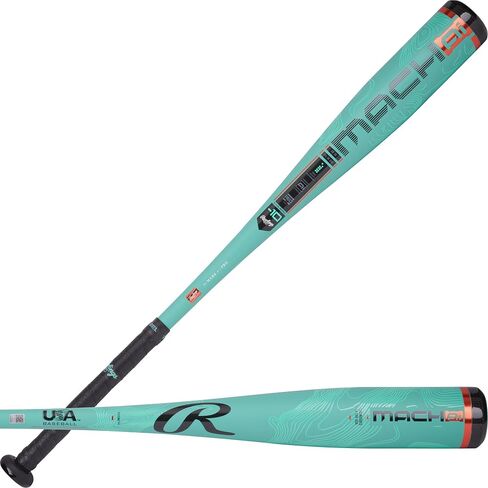 Rawlings | 2025 | MACH AI Baseball Bat | USA | -10 Drop | 2 5/8" Barrel | 1 Pc. Hybrid in Saudi Arabia