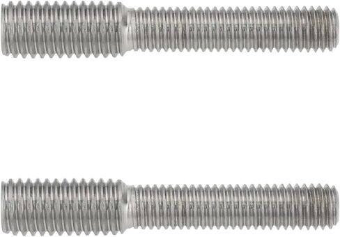 إنشاء فكرة 2pcs محول ملولب مزدوج الطرف المربوطة مسمار المسامير M8x20 إلى M10x35 304 محول الخيط الفولاذ المقاوم للصدأ لوظائف sisal و scratfer in Saudi Arabia