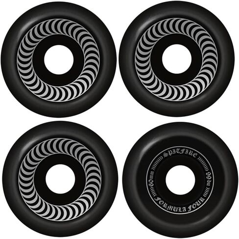 Spitfire Skateboard Wheels 60mm F4 99A OG Classics Black in Saudi Arabia