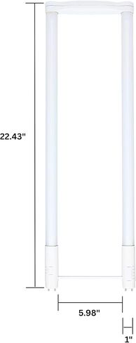 Kennedy Webster U Bend LED Tube Light | T8/T12 | 11.5W/13W/15W قابلة للاختيار | 1800 ، 2000 ، 2200 Lumens | 50 ألف ساعة الحياة | 3000K - 6500K التبديل CCT | A+B خيار | قاعدة G13 | استبدال الفلورسنت | 2 عبوة in Saudi Arabia