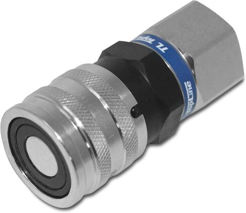 1/2 "جسم مع 1/2" SAE O-Ring BOSS THEWN | مسطح الوجه الهيدروليكي Quick Connect joupler | توجيه الترجيع بوبكات المرفق | ISO 16028 اقتران الشقوق مع أغطية الغبار | نموذج TL92-F in Saudi Arabia