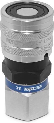 1/2 "جسم مع 1/2" SAE O-Ring BOSS THEWN | مسطح الوجه الهيدروليكي Quick Connect joupler | توجيه الترجيع بوبكات المرفق | ISO 16028 اقتران الشقوق مع أغطية الغبار | نموذج TL92-F in Saudi Arabia