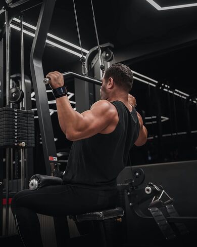 أغطية الرسغ لرفع الأثقال رفع الأشرطة معصم السيطرة على أحزمة رفع الصالة الرياضية من أجل الرفع المميت ورفع الأثقال من طبقات ثنائية الطبقات وسحب لأعلى للرجال النساء (زوج) in Kuwait