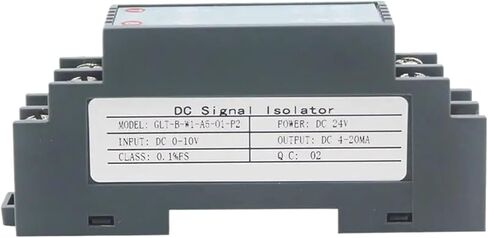 جهاز إرسال جهد التيار المستمر 0-500V إلى 0-10V 4-20MA 0-5V عزل إشارة 0-75MV 0-60MV 20-4MA إلى PLC (الإخراج 0-10MA ، الإدخال 1-5V_1 في 1 Out_DC24V) in Saudi Arabia