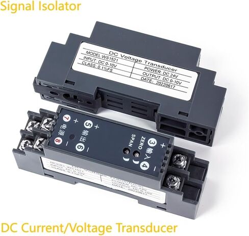جهاز إرسال جهد التيار المستمر 0-500V إلى 0-10V 4-20MA 0-5V عزل إشارة 0-75MV 0-60MV 20-4MA إلى PLC (الإخراج 0-10MA ، الإدخال 1-5V_1 في 1 Out_DC24V) in Saudi Arabia
