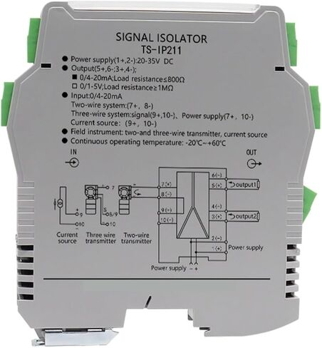 TS-IP توزيع إشارة توزيع الإشارة الموزع 4-20MA عزل الإشارة التناظرية (2in 2OUT ، إدخال 4-20MA Output_4-20MA) in Kuwait