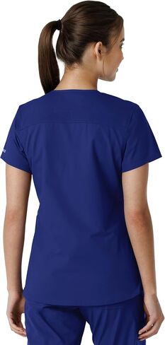 Carhartt Women's V-Neck Knit Panel Scrub Top in Saudi Arabia