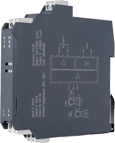 1 في 2 OUT DC SIGNATOR 1 في 2 Out Transmitter Voltage Voltage عزل 4-20MA 0-5V 0-10V (1 في 2 OUT ، الإدخال 1-5V_DC24V SUVENT_OUTPUT 4-20MA) in Kuwait