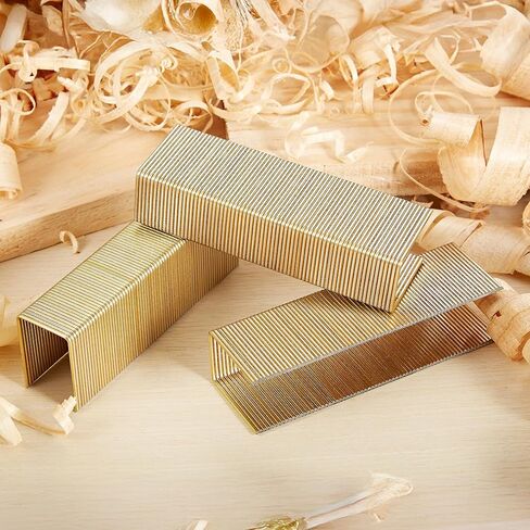 Meite 16 Gauge Wide Crown Staples ، 1 1/2 بوصة 16 GA طول الأسلاك الثقيلة ذات الطابع الدباني للبناء المجلفن من أجل MEITE PW2638-L CROWN PUNS (10،000 pcs) (1 inch-26.4 mm) in Saudi Arabia