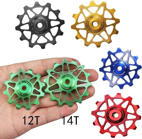 Teamwill Bike Bulley Pulley Derailleur 12t 14t دليل الحامل in Saudi Arabia