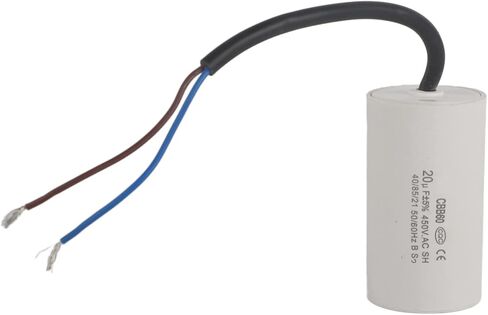 CBB60 Motor Starting Capacitor 450V 20uF Microfarad Capacitor with Wire Lead High Performance Small Size Easy Installation for Motor Equipment in Saudi Arabia