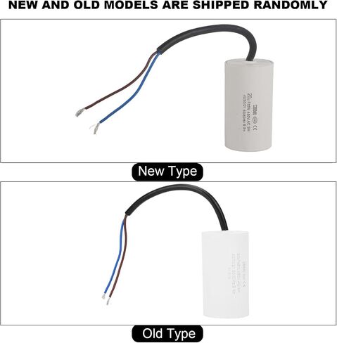 CBB60 Motor Starting Capacitor 450V 20uF Microfarad Capacitor with Wire Lead High Performance Small Size Easy Installation for Motor Equipment in Saudi Arabia